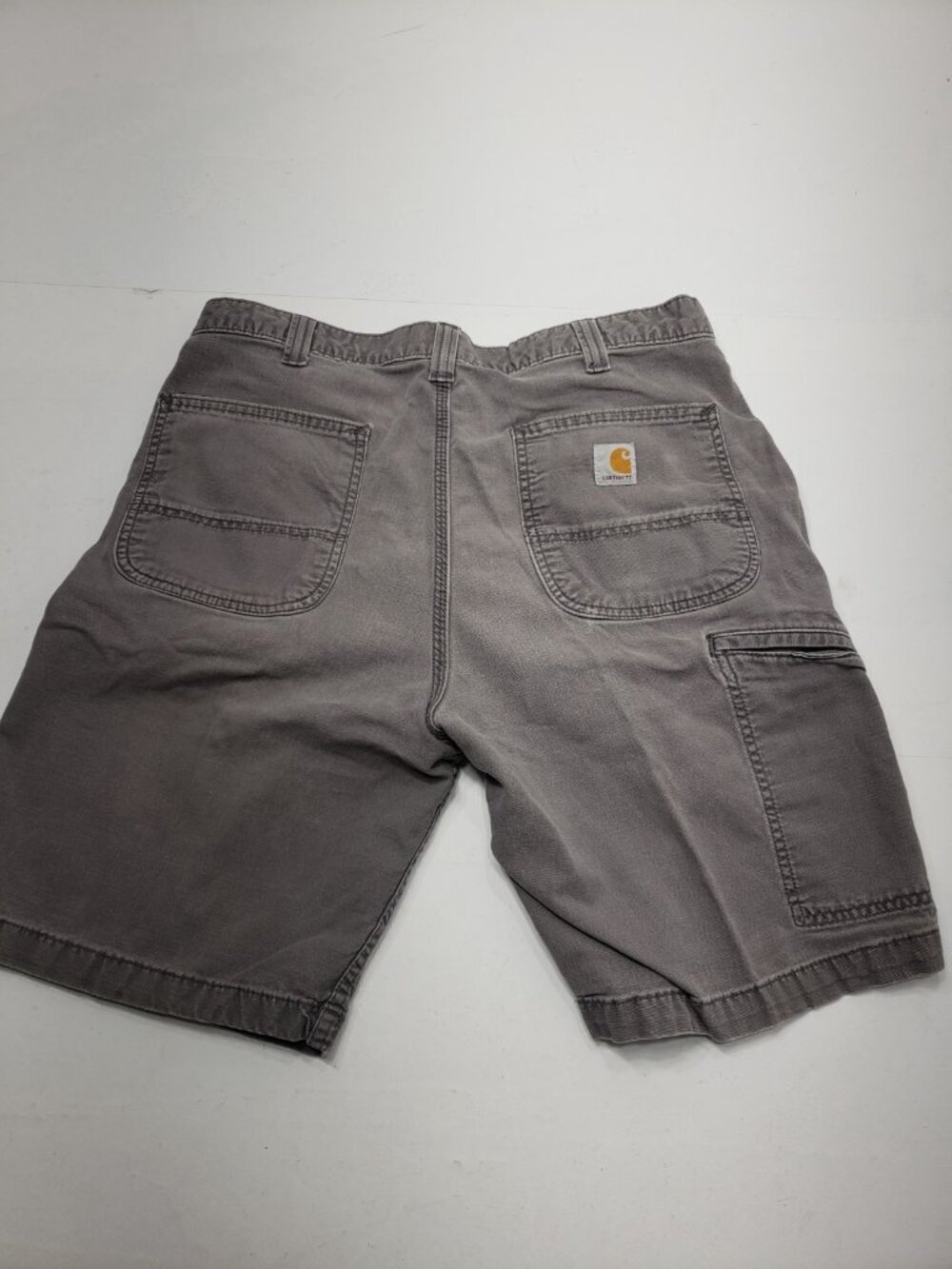 Carhartt 102514-039 Mens 34 Rugged Flex Rigby Shorts Gravel Gray 10" Workwear